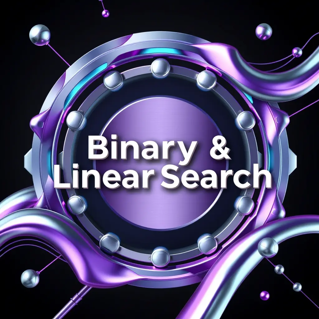 Binary and Linear Search visualizer preview