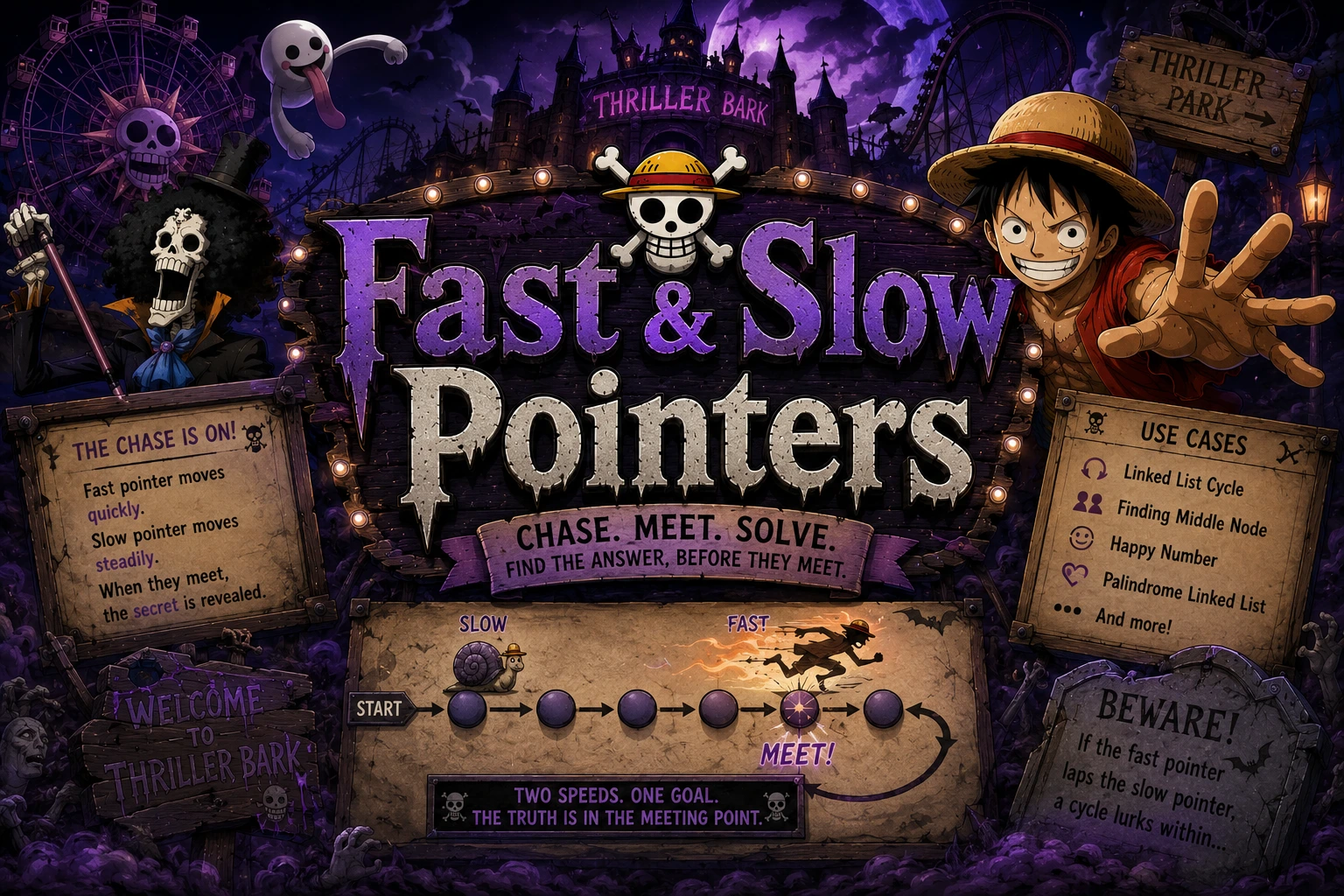 Fast and Slow Pointers visualizer preview
