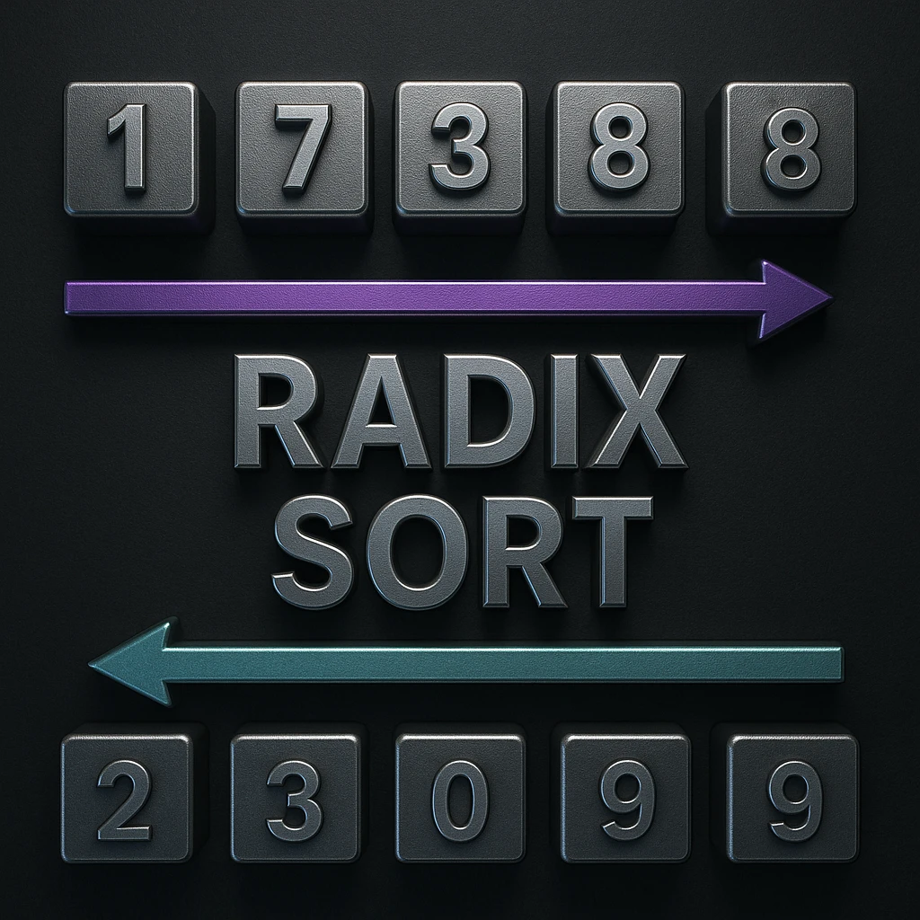 Radix Sort visualizer preview